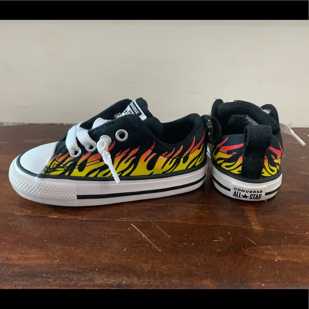 Fire toddler converse